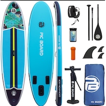 Aria Stand Up Paddle Board 320 X 82 X 15 Cm Ölçülerinde Şişme Sörf Tahtası Full Set