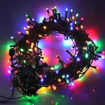 Mey İthalat 10m 100 Led Boncuk Lamba Rgb Işık Siyah Kablo Diğer