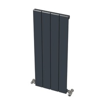 Hestia Alüminyum Dikey Radyatör Panel 900 X 355 Antrasit 4 Dilim