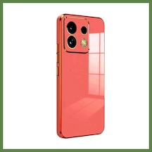 Bezos Redmi Note 13 Pro 5g Uyumlu Kılıf Volet Silikon - Kırmızı Hb006