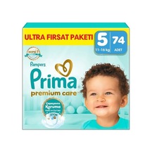 Bebek Bezi Premium Care 5 Numara 74 Adet Ultra Fırsat Paketi