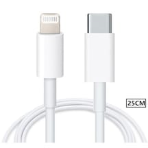 4725 Lightning To Usb Type C 20w Hızlı Şarj Apple Uyumlu iPhone Data Kablosu 0.25m