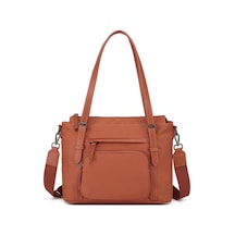 Smart Bags Twill Dimi Kumaş Kadın Omuz Çantası 3329 Kiremit Smart Bags Twill Dimi Kumaş Kadın Omuz Çantası 3329 Kiremit