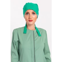 Tesettür Cerrahi Bonesi - Yaprak Yeşili Yeşil