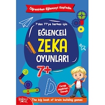 Eğlenceli Zeka Oyunları Mavi Kitap - Çocuklar için Eğlenirken Öğ