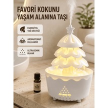 250 Ml Şans Ağacı Hava Nemlendirici Çok Renkli Işıklı Aroma Cihaz