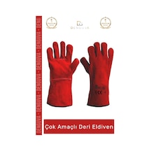 Çokamaçlıderieldiven Isıya Dayanıklı Yanmaz Su Geçirmez Lamineli Ergonomik Kaliteli Çok Amaçlı Deri