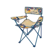 Ebitda Desenli Katlanır Kamp Piknik Sandalyesi - Rejisör Koltuğu - 40x48cm - Dayanıklı Boru Ve Kumaş - 110kg Ağırlık Kapasitesi Çok Renkli