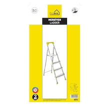 3+1 Galvaniz Merdiven Proera Metal Merdiven