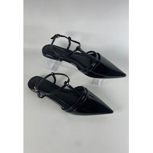 Canca Siyah Rugan Babet Ayakkabı Çok Renkli