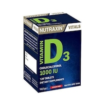 Nutraxin Vitamin D3 1000 Iu 120 Tablet