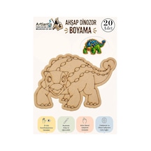 Ahşap Boyama Dinozorlar 20 Adet 10x15 Dinazor Boyama Figürü Etkinlik Çocuk Gelişim Motor Beceri Anasınıfı Kreş