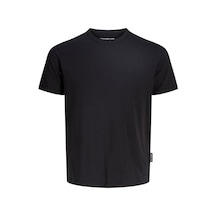 Jack & Jones Jcomıneral Tonal Bınded Tee Ss Crew Neck Black Diğer