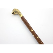 Periboia Pirinç Aslan Büstü Baston Model 2