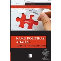 Kamu Politikası Analizi- Gazi Kitabevi