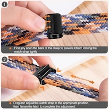 Örgü Loop Xiaomi Redmi Watch 6/6 Active/6 Lite/5/4/mi Band 10 Pro/9 Pro/8 Pro İçin Kordon Manyetik Toka Mi Band 10 Pro Kordon Terletmez Elastik Kumaş Redmi Watch 6 Active Kordonu Çok Renkli