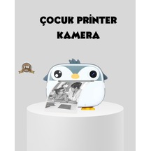 Termal Baskı Çocuk Kamerası Hd Çekim Usb Şarjlı Eğitici Oyuncak