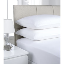 Alla Turca Ranforce 160x200 Cm Lastikli Çarşaf Seti - Beyaz