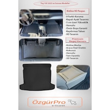 Rizline Tog T10x 2023 Sonrası 9d Premıum Paspas-organizer Bej-premıum Bagaj Havuzu 3'lü Set