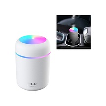 Renkli Bardak Nemlendirici Usb Araç Hava Temizleme Cihazı Beyaz