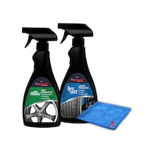 Carwax 2'li Set Lastik Parlatma & Jant Temizleme 500 ML