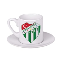 Bursaspor Türk Kahvesi Fincanı Beyaz