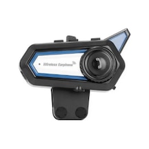 Bt31 Kask için Bluetooth 5.0 Motosiklet Interkom Su Geçirmez Kablosuz Kulaklık