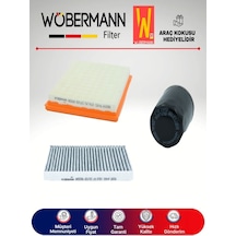Wöbermann Fiat Palio 1.4 Filtre Bakım Seti 1998-2001 3'lü Karbonlu Wöbermann Fiat Palio 1.4 Filtre Bakım Seti 1998-2001 3'lü Karbonlu