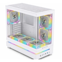 Zoko Venüs Beyaz 6x12cm Argb Fan Temper Cam M.atx Oyuncu Bilgisayar Kasası