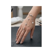 Şahmeran Yıldız Desenli Paslanmaz Çelik Gümüş - 930114144 Gümüş