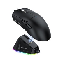 X11 Manyetik Şarj Yuvası Oyun Faresi, Pixart Paw3311 Oyun Sensörü, Bt/2.4g Kablosuz/kablolu Oyun Faresi, 22000 Dpı, Win11/xbox/ps/mac İçin Ofis Faresi Oyuncu Faresi Siyah