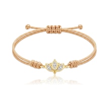 Lotus Reverie Altın Bileklik Sarı