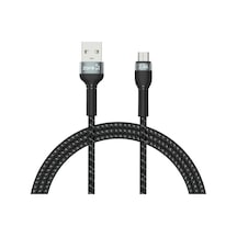 Shira Serisi Micro Usb Kablo 1 Metre-Siyah