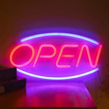 Lb Open Yazılı Neon Led Tabela