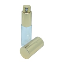 Boş Parfüm Şişesi 4 ML 10 Adet Sarı Metal Sprey ve Kapak Boş