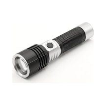 Panther Pt-4103 Usb Şarjlı El Feneri Siyah