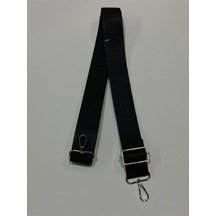 Karantuhafiye Postacı Çanta Sapı / Palaska Çanta Sapı / Sert Kolon Çanta Sapı / 4 Cm Siyah Siyah