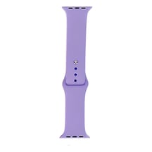 Zore Watch 7 41mm Band Serisi Klasik Kordon Silikon Strap Kayış-lavender