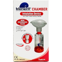 Bluewell Aerochamber İnhalasyon Cihazı Kırmızı 0 - 18 Ay