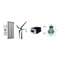Set Air Speed 500w 12v Rüzgar Türbini + Hibrit Şarj Kontrol Cihazı + Direk Seti İsta-breeze