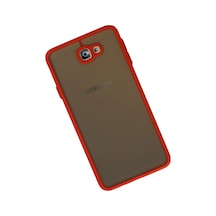 Samsung Galaxy Uyumlu - J7 Prime Kılıf Montreal Silikon Kapak - Kırmızı