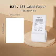 Nıımbot T50-70-110WHITE Beyaz 40X30 MM Termal Etiket