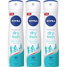 Dry Fresh Kadın Sprey Deodorant 150 Ml X 3 Adet