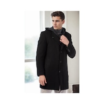 Plt8376 Dewberry Erkek Palto-siyah-2 Siyah-2
