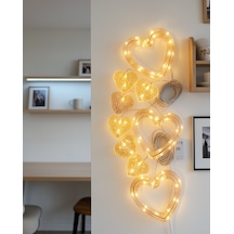 Dekoratif Kalp Led Neon Lamba Uczzzkalpşeklindeled-1 Çok Renkli