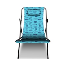 Voit Kamp Ve Plaj Sandalyesi Katlanabilir Taşınabilir Mavi