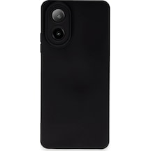 Newface - 819 - Oppo A38 Kılıf Nano İçi Kadife Silikon - Edntrend - - Siyah Sıyah