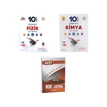 2027 Limit 10. Sınıf Etkinlikli Fizik Maarif + Kimya Soru + Anla Kazan Paragraf Deneme 3'lü Set