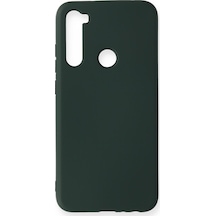 Newface - 488 - Xiaomi Redmi Note 8 Kılıf Nano İçi Kadife Silikon - - Kmrsfres - Koyu Yeşil