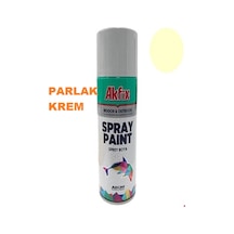 Akfix Krem Renk Glossy Cream Ral 1015 Sprey Boya 1 Adet